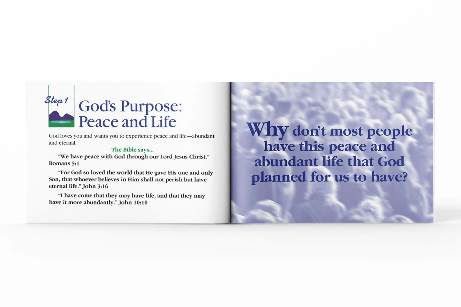 Steps To Peace With God Booklets/Tracts (Pack of 25)
