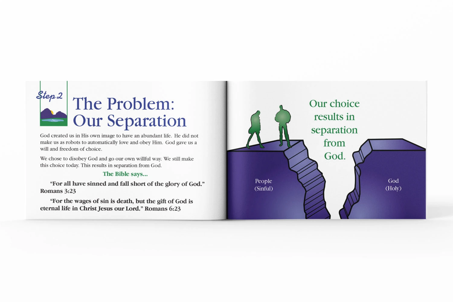 Steps To Peace With God Booklets/Tracts (Pack of 25)