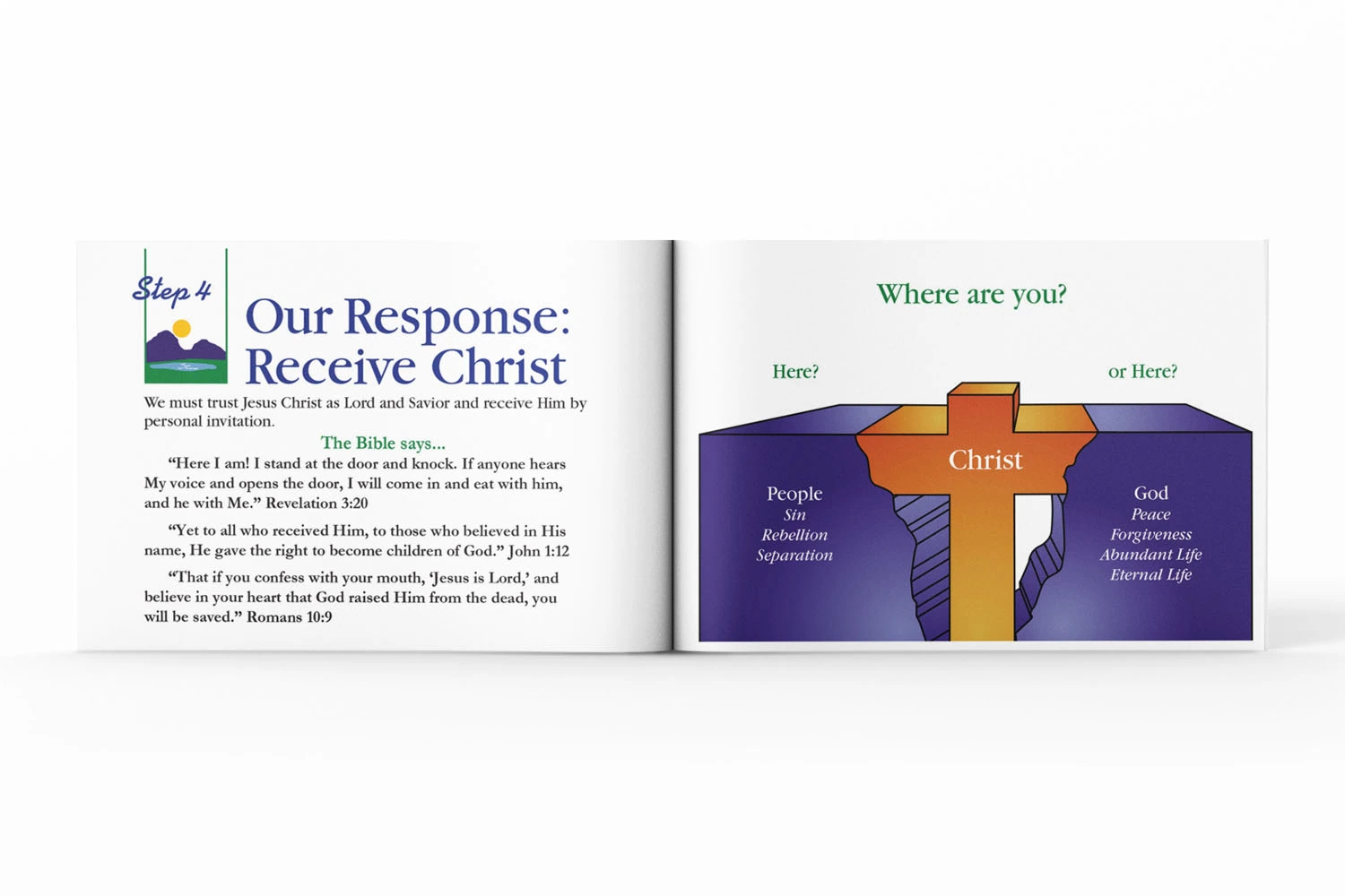 Steps To Peace With God Booklets/Tracts (Pack of 25)