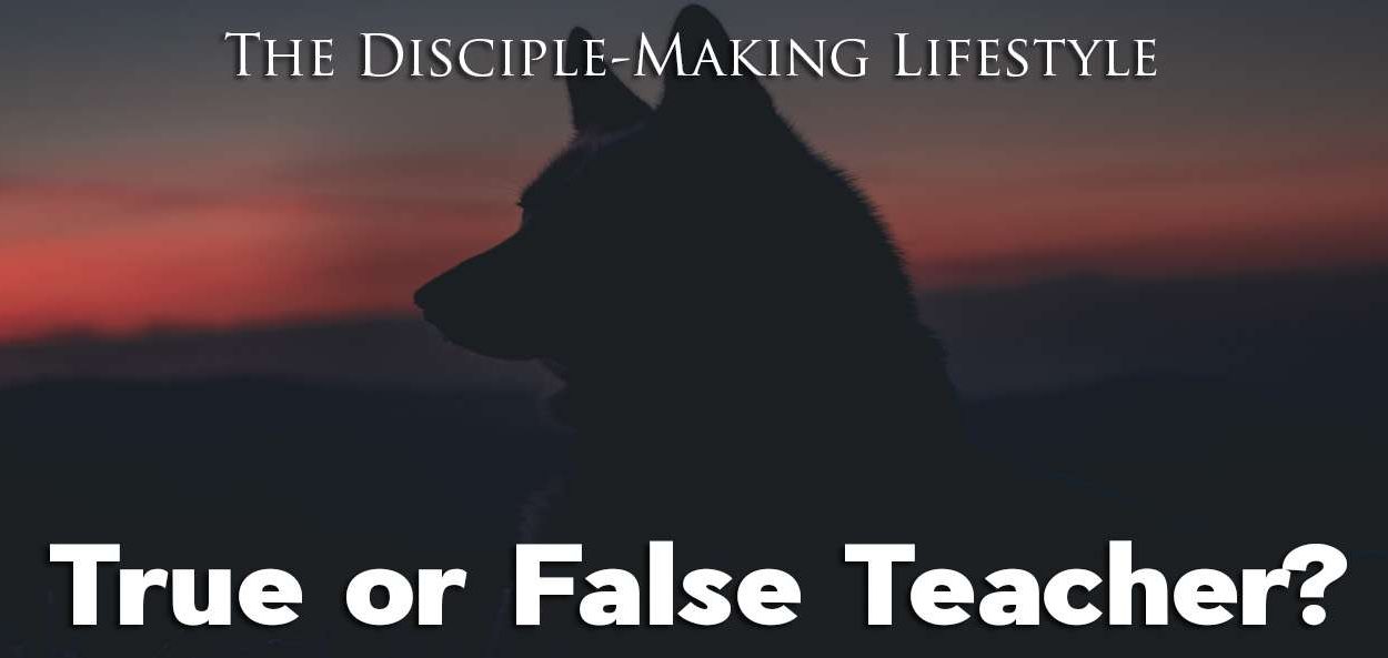 IEA Devo 2022 true or false teacher • Becoming a Disciple-Maker
