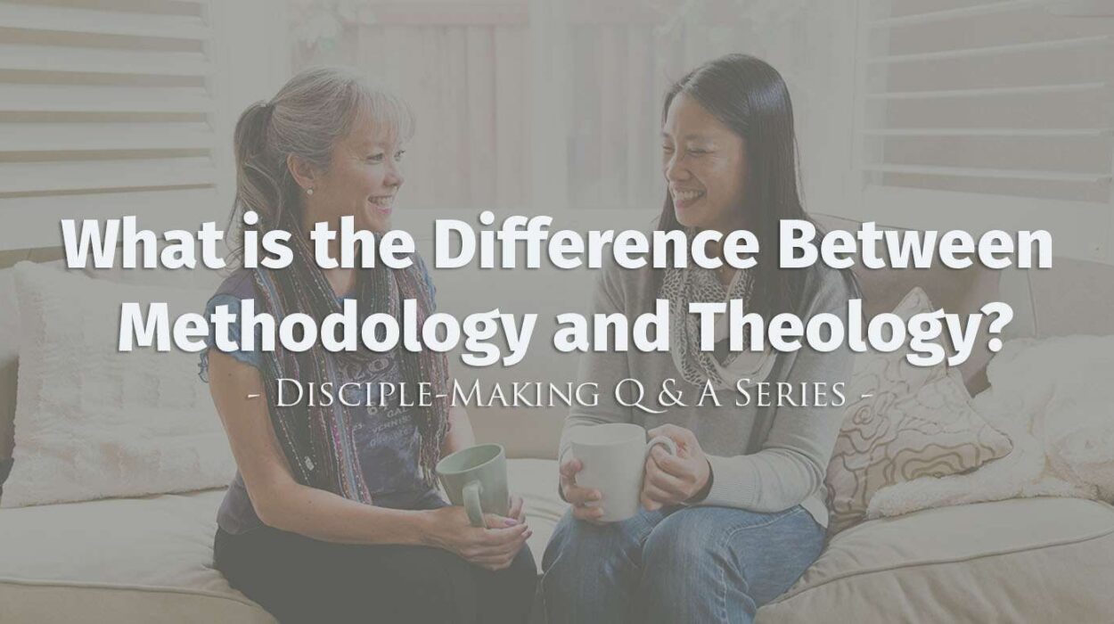 disciple makingQandAseries difference theology methodology • Becoming a Disciple-Maker