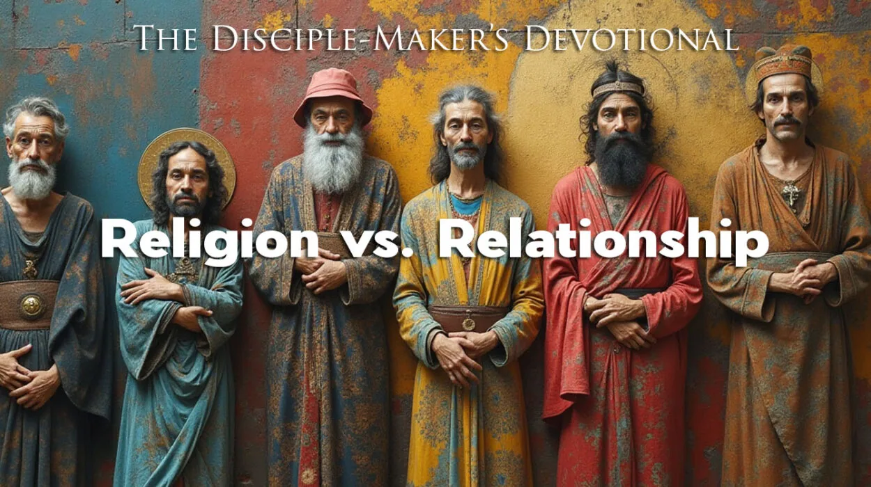 disciplemakers devotional religions vs relationship • Becoming a Disciple-Maker